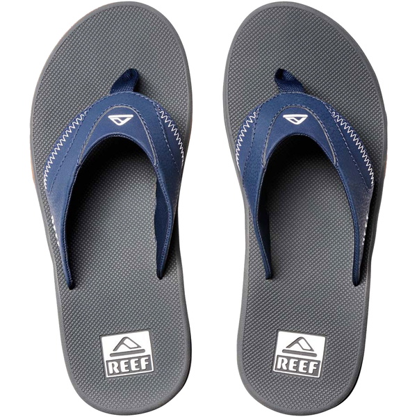 2026 Reef Mens Fanning Flip Flops CI6534 - Navy / Shadow